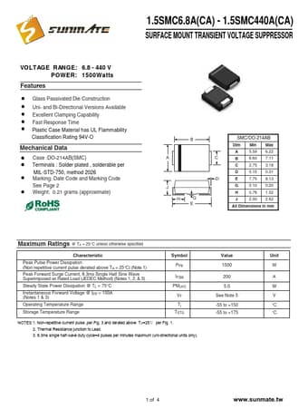  Datasheet Preview Page 1