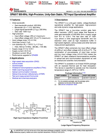  Datasheet Preview Page 1