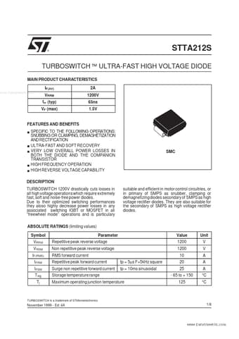  Datasheet Preview Page 1