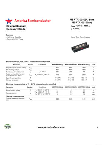  Datasheet Preview Page 1