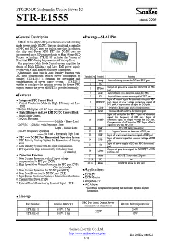  Datasheet Preview Page 1