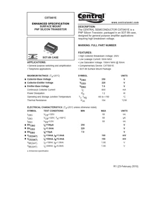  Datasheet Preview Page 1