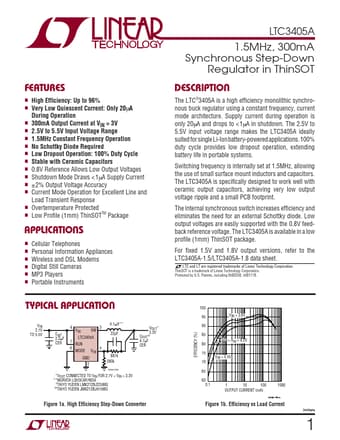  Datasheet Preview Page 1