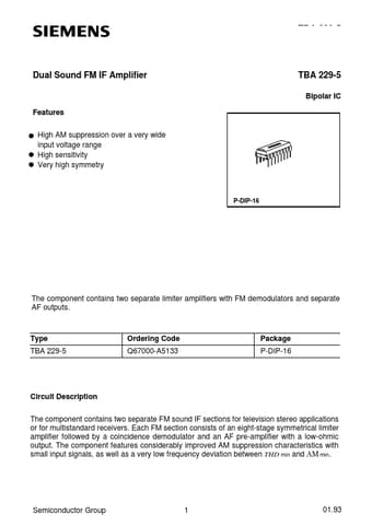  Datasheet Preview Page 1