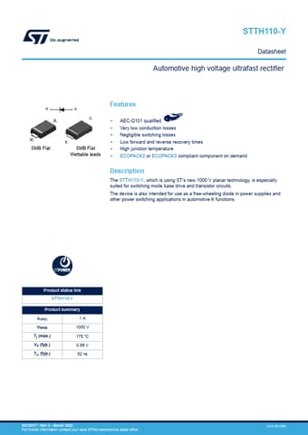  Datasheet Preview Page 1
