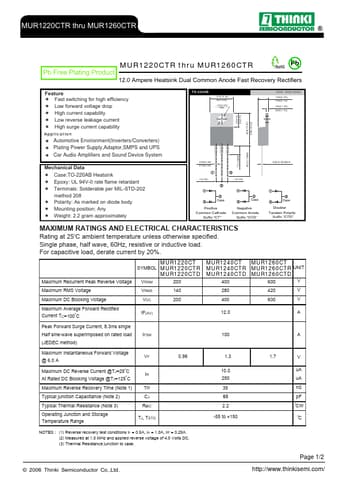  Datasheet Preview Page 1