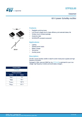  Datasheet Preview Page 1