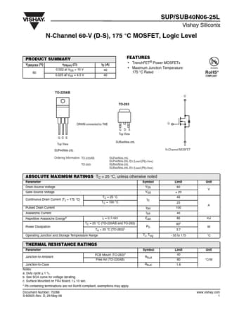  Datasheet Preview Page 1