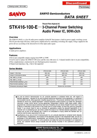  Datasheet Preview Page 1