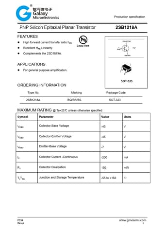 Datasheet Preview Page 1