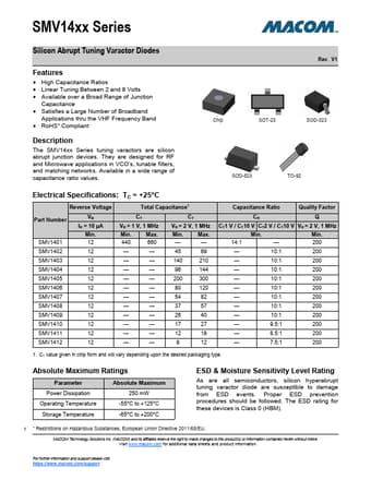  Datasheet Preview Page 1