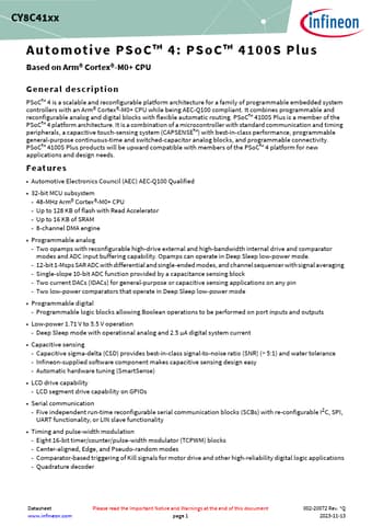  Datasheet Preview Page 1