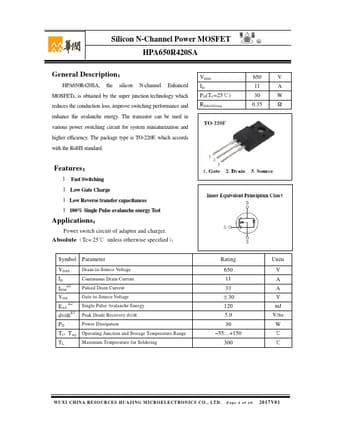  Datasheet Preview Page 1
