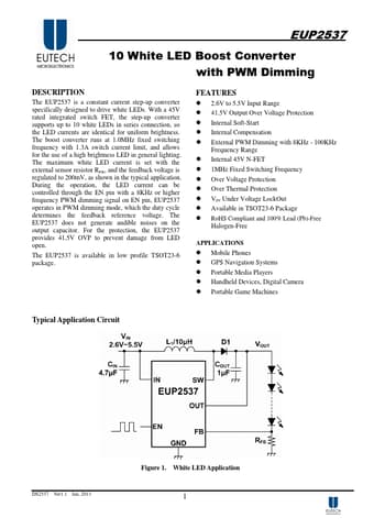  Datasheet Preview Page 1