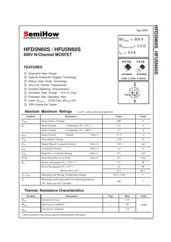  Datasheet Preview Page 1