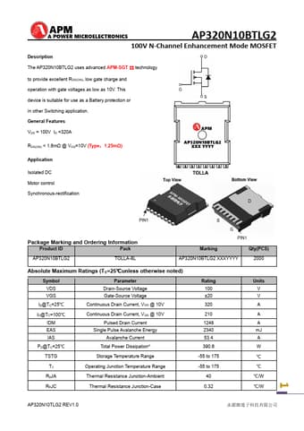  Datasheet Preview Page 1