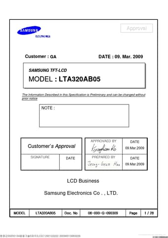  Datasheet Preview Page 1
