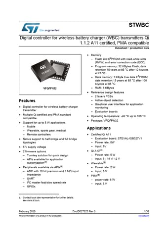  Datasheet Preview Page 1