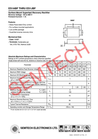  Datasheet Preview Page 1