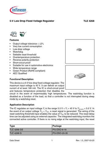  Datasheet Preview Page 1
