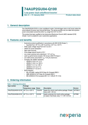  Datasheet Preview Page 1