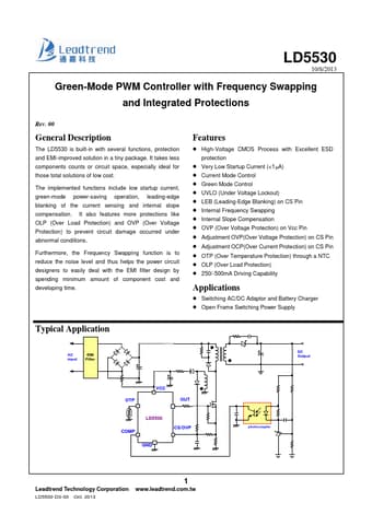  Datasheet Preview Page 1