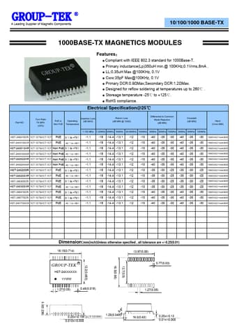  Datasheet Preview Page 1