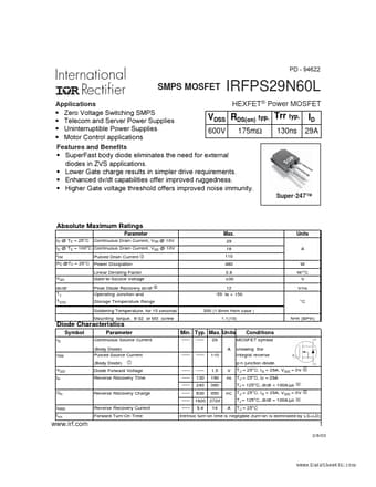  Datasheet Preview Page 1