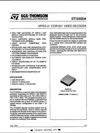  Datasheet Preview Page 1