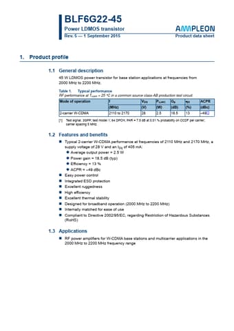  Datasheet Preview Page 1