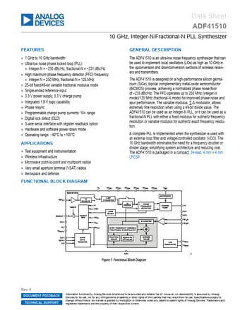  Datasheet Preview Page 1