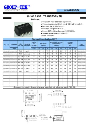  Datasheet Preview Page 1