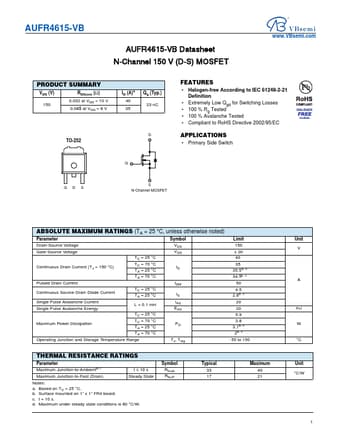  Datasheet Preview Page 1