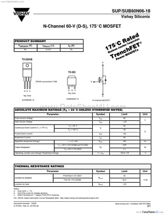  Datasheet Preview Page 1