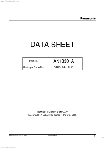  Datasheet Preview Page 1