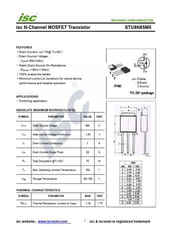  Datasheet Preview Page 1