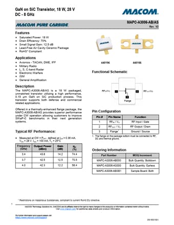  Datasheet Preview Page 1