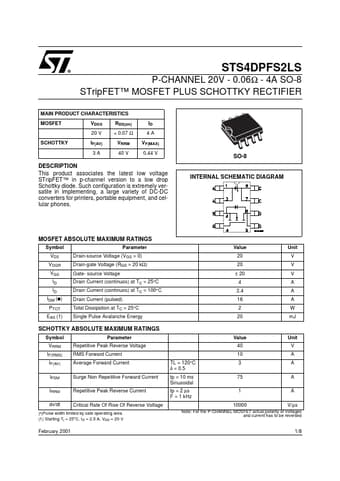  Datasheet Preview Page 1