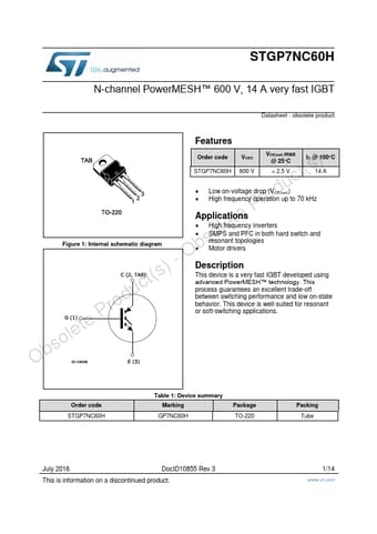  Datasheet Preview Page 1