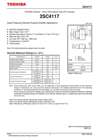  Datasheet Preview Page 1