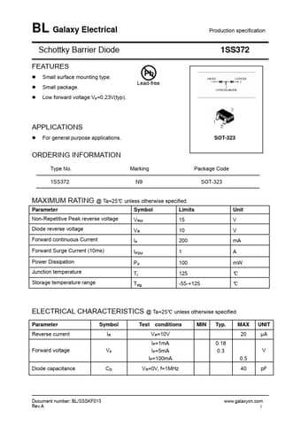  Datasheet Preview Page 1