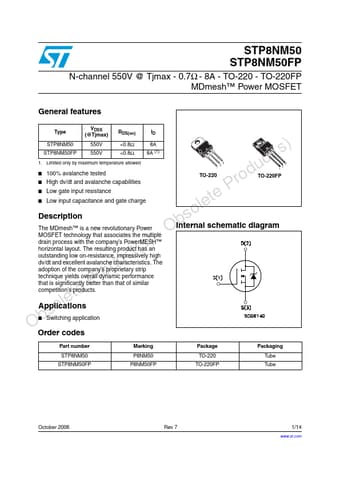  Datasheet Preview Page 1