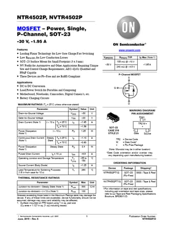  Datasheet Preview Page 1