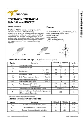  Datasheet Preview Page 1