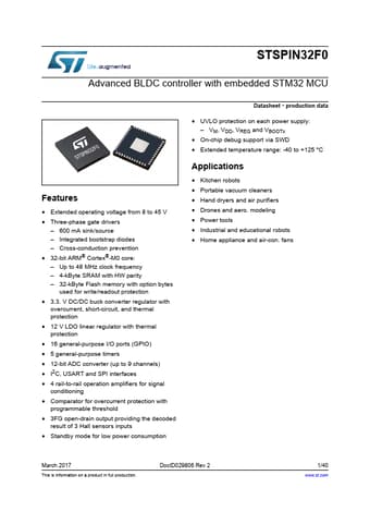  Datasheet Preview Page 1