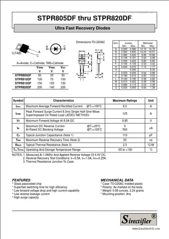  Datasheet Preview Page 1