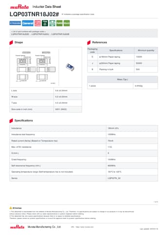  Datasheet Preview Page 1