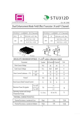  Datasheet Preview Page 1