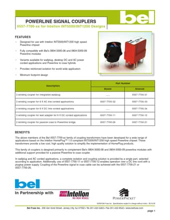 Datasheet Preview Page 1
