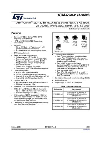  Datasheet Preview Page 1